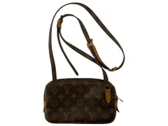 LOUIS VUITTON (ルイヴィトン) モノグラム ポシェット マルリーバンドリエール ショルダーバッグ M51828 TH8910 ブラウン レディース/199