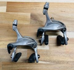SORA BR-3400 キャリパーブレーキ 前後　セット SHIMANO シマノ ソラ シルバー クリーニング済み ロードバイク リムブレーキ
