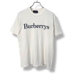 【Rare】 90s Burberrys Logo Print T-Shirt Made in USA 【M】 90年代 バーバリー プリントTシャツ ロゴTシャツ シングルステッチ USA製 アメリカ製 burberry 百貨店 ハイブランド
