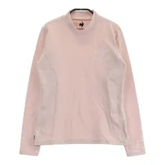 サイズ：M LE COQ GOLF ルコックゴルフ  モックネック長袖Tシャツ  ピンク系 [240101423459] ゴルフウェア レディース ストスト