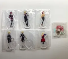 【まとめ売り】 ガンダムSEED ルナマリア メイリン アウラ オルフェ ディアッカ アグネス アクリルスタンド 一番くじF賞 ガシャポン ７点セット 【内袋未開封】