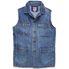 【レア古着】LEVI’S ハーフコート/ブッシュジャケット スカイブルー M レア古着】LEVI'S ハーフコート/ブッシュジャケット スカイ