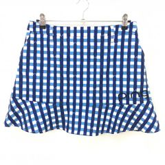 美品】パーリーゲイツ ショートパンツ ネイビー×白 チェック
