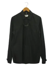 OAMC(OVER ALL MASTER CLOTH) バックルフロント 長袖シャツ S コットン ブラック IO24455
