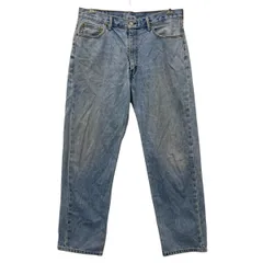 Levi's 550 デニムパンツ W36 ライトブルー リーバイス ジップアップ コットン100% ジーンズ 2509-520