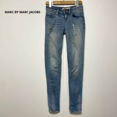 マークジェイコブス サイドライン デニムパンツ グレー ブラック 30 M 