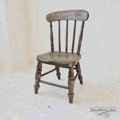 L3612-42 英国アンティーク チャイルドチェア キッチンチェア ディスプレイ 子供椅子 チェア イギリス