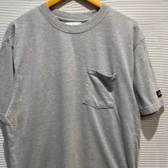 古着　L  半袖　tシャツ　グレー　無地　ディッキーズ　ポケット
