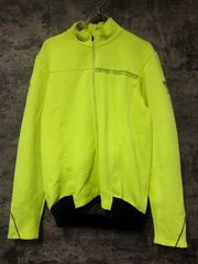 JF584 シマノ SHIMANO 長袖 裏起毛 サイクルジャケット L 黄色