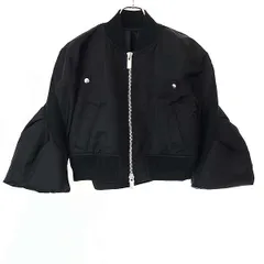 美品　sacai　サカイ　レオパード　ショート　ブルゾン　アウター　中綿 sacai】【レオパード】【日本製】【アウター】サカイ『切替