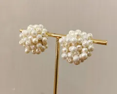 イヤリング　ビーズ　ハンドメイド　管理番号183