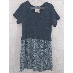 ◇ Sea New York シーニューヨーク  半袖 ミニ ワンピース 2 ネイビー ブルー レディース  【中古】 【1002799923941】のサムネイル