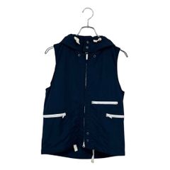 Engineered Garments◆ベスト  エンジニアードガーメンツ  無地 ネイビー系  フード着脱可 Mad in USA メンズ サイズ XS 6