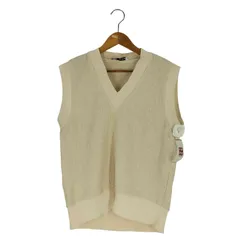 ザラ ZARA Vネック ツイード ニットベスト レディース import：S 