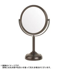 [動画説明あり]USA高級品/高級ホテル御用達 Jerdon(ジェルドン) / JP910BZP (ブロンズ) 《拡大鏡》 [鏡面 直径15cm] 【10倍率／等倍率】 卓上型テーブルミラー