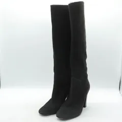 セルジオロッシ ブーツ 本革 レザー ハイヒール ブランド シューズ 靴 イタリア製 黒 レディース 36サイズ ブラック Sergio Rossi 【中古】