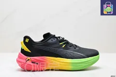 PUMA プーマ Deviate NITRO 3 デビエイト ナイトロ 3 クッショントレーニングランニングシューズ 通気性 快適 滑り止め 耐磨耗 カジュアルランニングシューズ