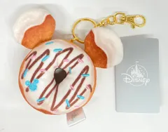 ディズニーストア プラッシュキーチェーン MICKEY'S BAKERY ホワイトドーナツ