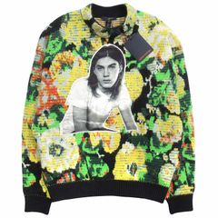 未使用品 22aw ルイヴィトン LOUIS VUITTON デヴィッド・シムズ フラワー ジャガード ニット セーター M ランウェイ着用アイテム▽１ 未使用 22aw ルイヴィトン LOUIS VUITTON デヴィッド・シムズ