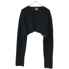 BLACK COMME des GARCONS ブラック コムデギャルソン 18AW クロップドニットトップス 1B-N004 ブラック Lのサムネイル