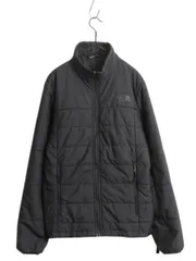 【お得なクーポン配布中!】 US企画 ノースフェイス 中綿 キルティング ナイロン ジャケット メンズ S 黒 The North Face アウトドア ハイネック フルジップ ブルゾン
