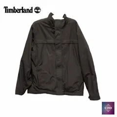 【美品】 Timberland ティンバーランド ナイロン ジャケット トップス 長袖  フリース ブラック 黒 上着 メンズ M 中古