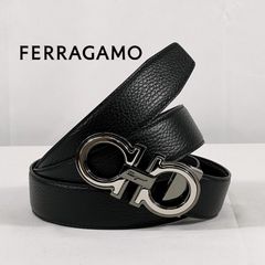サルバトーレフェラガモ 黒ヴィンテージベルト FERRAGAMO Salvatore Ferragamo サルヴァトーレ フェラガモ