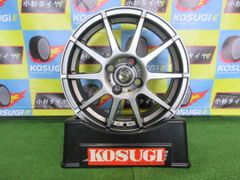 ストレンジャー　5.5-15　4H100　+38　アクア　フィットなど　15インチ中古ホイール　【Y301・大和店】