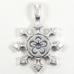 新品 真如苑 真言宗総本山伝燈苑 仏法輪 シルバー 純銀 ネックレス