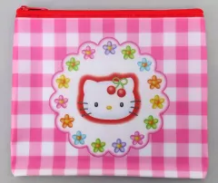【中古】バッグ ハローキティ(1998年) フラットポーチ 「Happyくじ ハローキティ 50th～ハッピーアニバーサリー★～」 C賞