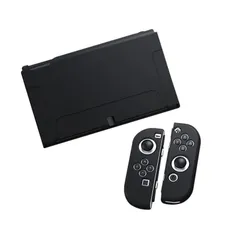 【新着商品】Ryo楽々生活館 Switch 有機EL 対応 保護 ケース Joy-Con カバー 分離式 3点セット スイッチ 有機ELモデル 専用 カバー 装着簡単 TPU ソフト 耐衝撃 Switch 有機EL スイッチ有機ELモデル 対応 ケース ブ 1