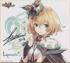 【中古】紙製品(キャラクター) ラポネット 描き下ろし複製サイン色紙 「PS4ソフト 竜星のヴァルニール」 予約特典 プレゼントキャンペーン 当選品