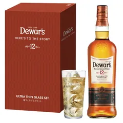 - スコッチウイスキー国内売上No.1 [ギフトBox入り] ] 700ml イギリス スコッチウイスキー ブレンデッド [ 12年 に】【薄づくりグラス付き】デュワーズ プレゼント ギフト 【父の日