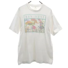 フルーツオブザルーム 90s オールド 半袖 Tシャツ L ホワイト FRUIT OF THE LOOM メンズ