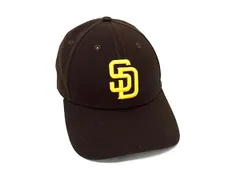 ■美品■ NEWERA ニューエラ SD サンディエゴ パドレス ポリエステル100％ ベースボールキャップ 帽子 メンズ ブラウン系 DJ3238
