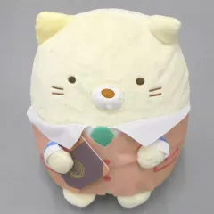 【中古】ぬいぐるみ 社会のねこ先生ぬいぐるみ 「一番くじ すみっコぐらし学園」 D賞