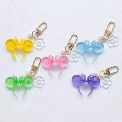 ラメカチューシャキーホルダー