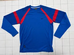 ハ2502-4-3689 ナイキ　NIKE 長袖Tシャツ　青　XL