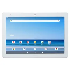 中古】 d-41A dtab ホワイト SIMフリー 本体 ドコモ タブレット