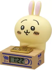 【中古】置き時計・壁掛け時計 うさぎ(草むしり検定3級) 「ちいかわ いっしょにがんばろ! ダンボールウォッチ」