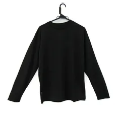 アディダス 長袖Ｔシャツ クライマライト スポーツウエア トップス 日本製 黒 メンズ Oサイズ ブラック adidas 【中古】