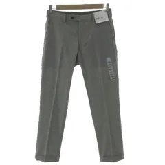 ユニクロ UNIQLO 感動パンツ ウルトラライト グレンチェック DRY 裾ダブル ストレッチ ブラック 黒グレー 76