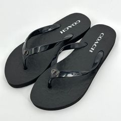 新品☆COACH コーチ サンダル スリッパ 黒 ロゴ ビーチサンダル ブラック 楽天市場】コーチ ビーチサンダル レディース おしゃれ 痛くない