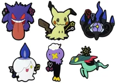 【中古】マグネット・磁石 全6種セット ぷっくりラバーマグネット 「一番くじ Pokemon Type：Ghost」 F賞