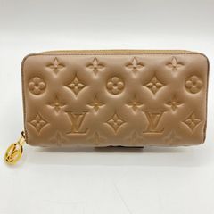ルイ ヴィトン ジッピーウォレット トープ M81511 モノグラム エンボス  