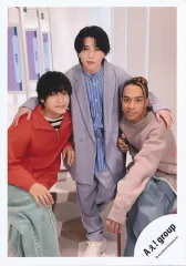 【中古】生写真(STARTO) Aぇ! group/末澤誠也・草間リチャード敬太・佐野晶哉/膝上/×××××.POP UP STOREオリジナルフォト/公式生写真