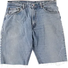 古着 90年代 リーバイス Levi's 506-0209 カットオフ デニムショーツ ハーフパンツ USA製 メンズw34相当 ヴィンテージ/eaa534601