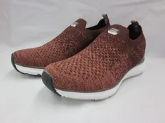 レディースシューズ　スニーカー スリッポン ムーンスター moonstar 　シナジークッション  SNGY-L07　 3E　 ニット 軽量 抗菌防臭 女性　 おしゃれ  衝撃吸収 　レンガ　23.0㎝