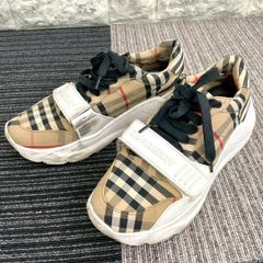 極美品】バーバリー スニーカー ロニー ヴィンテージチェック 23.5cm 