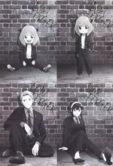 【中古】ポストカード 全4種セット イラストカード 「SPY×FAMILY アニメ第2クール 放送記念フェア in アニメイト」 対象商品購入特典 第1弾